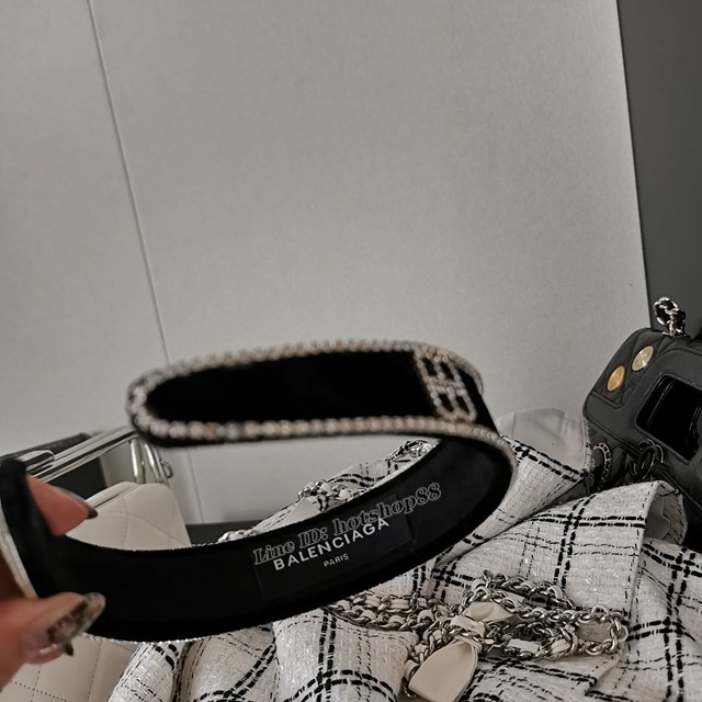 Balenciaga專櫃新款巴黎世家施華洛世奇水鑽發箍 mmyj1793